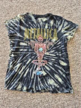 Metallica Tie-Dye Graphic T-Shirt size 00